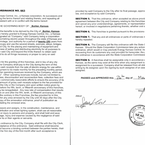 Ordinance 663